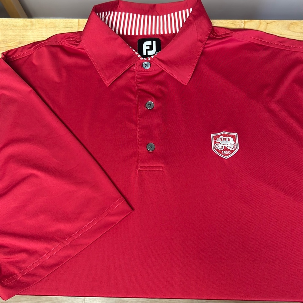 FootJoy red golf polo men’s size XL